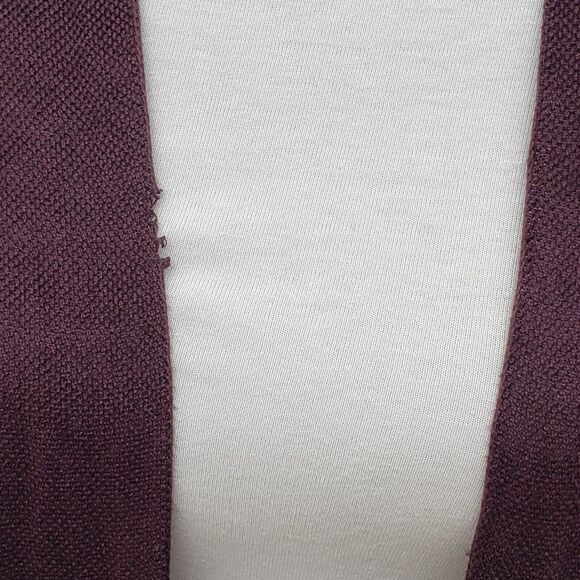 Eileen Fisher Plum Organic Linen Cotton Cardigan Easy Fit Thigh Length XL READ - Picture 2 of 10
